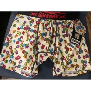 Swag Loopy Cereal Fathers Day Boxer Brief Medium Mens M 31”-33” Briefs Underwear